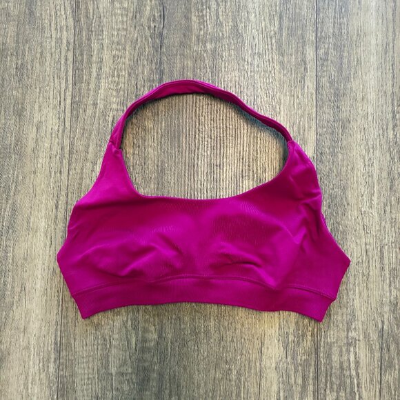 Contour Halter Top- Berry - Picture 1 of 2